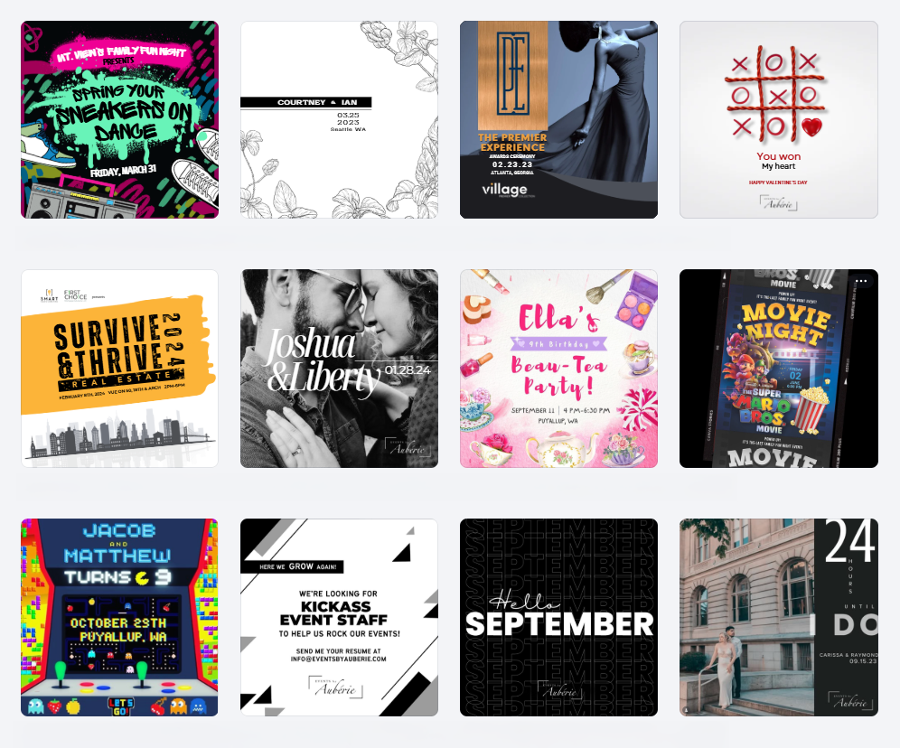 Event Promotional Visuals